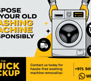 dispose old washing machine