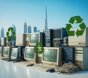 old computers and IT scrap